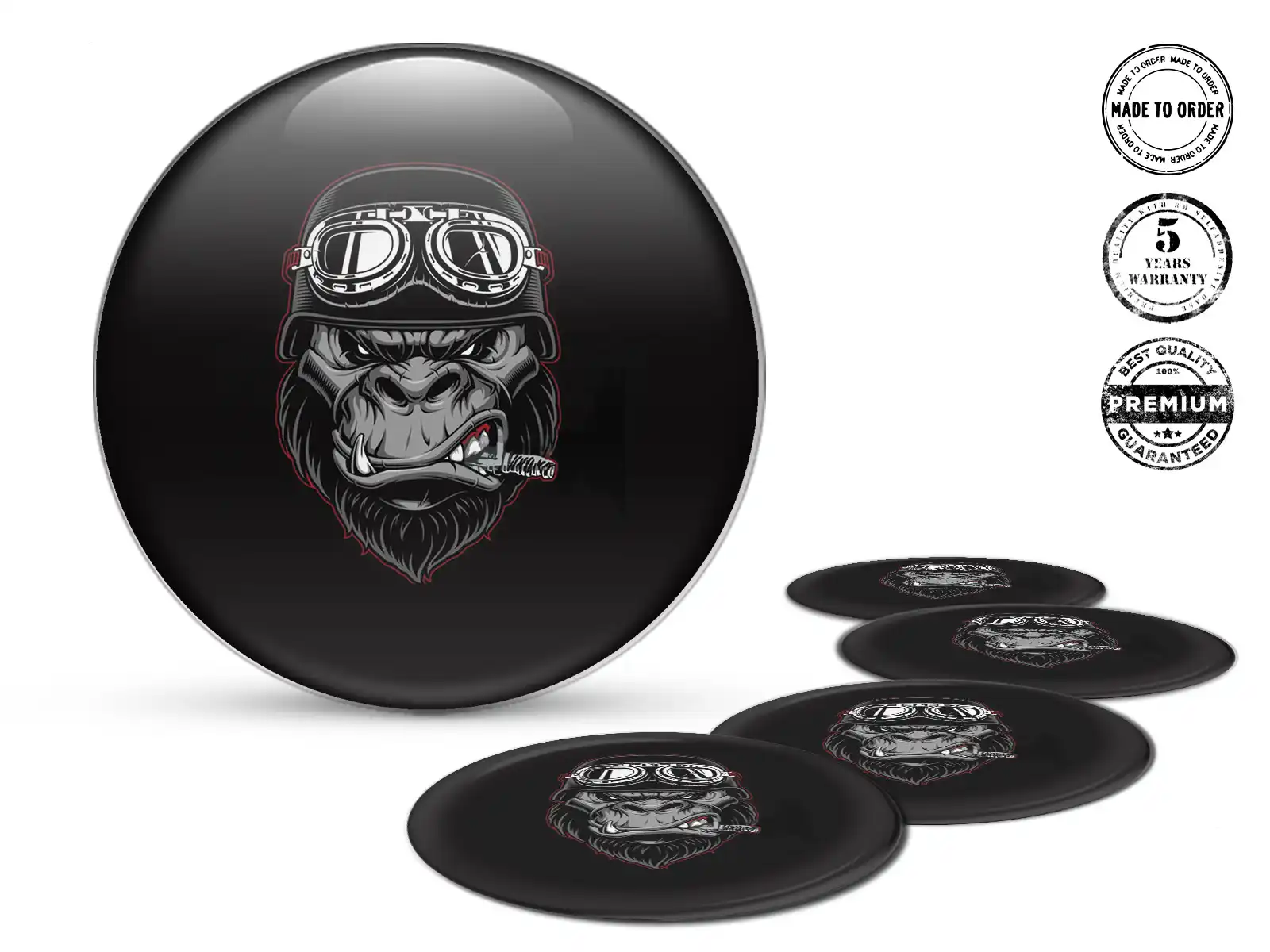 Custom Dome Stickers Edition Racing Emblems